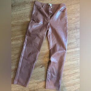 Wilfred Brown Vegan Leather Melina Pants